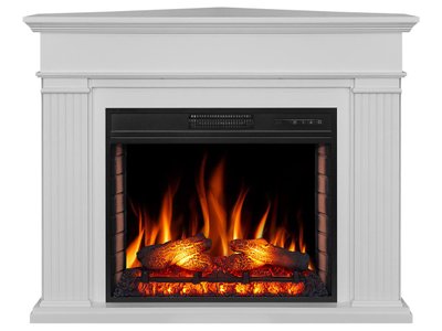 Universal 2in1 fireplace set ArtiFlame Andante AF28S white
