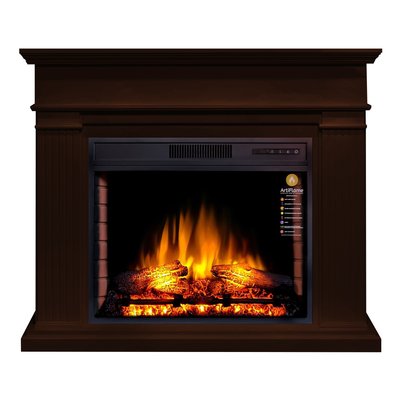 Corner fireplace set ArtiFlame ANDANTE CORNER AF28S COGNAC (with sound)
