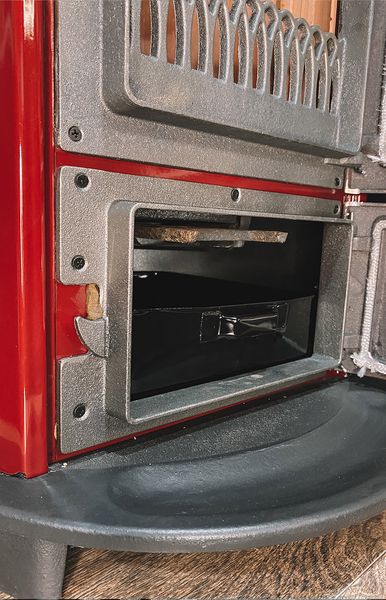Piec-kominek do ogrzewania i gotowania (Turbo) DUVAL EM-5128