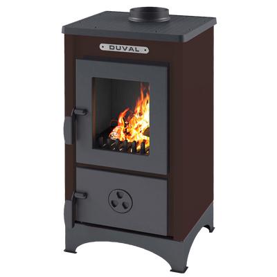 DUVAL EM-208F heating-cooking stove-fireplace "Euro stove".