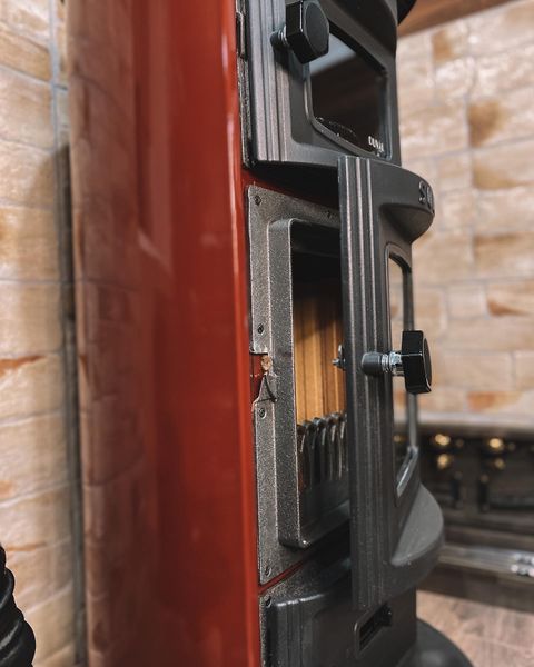 Піч-камін опалювально-варильна дров'яна «євро буржуйка» з духовкою DUVAL EK-5110 EK-5110 фото